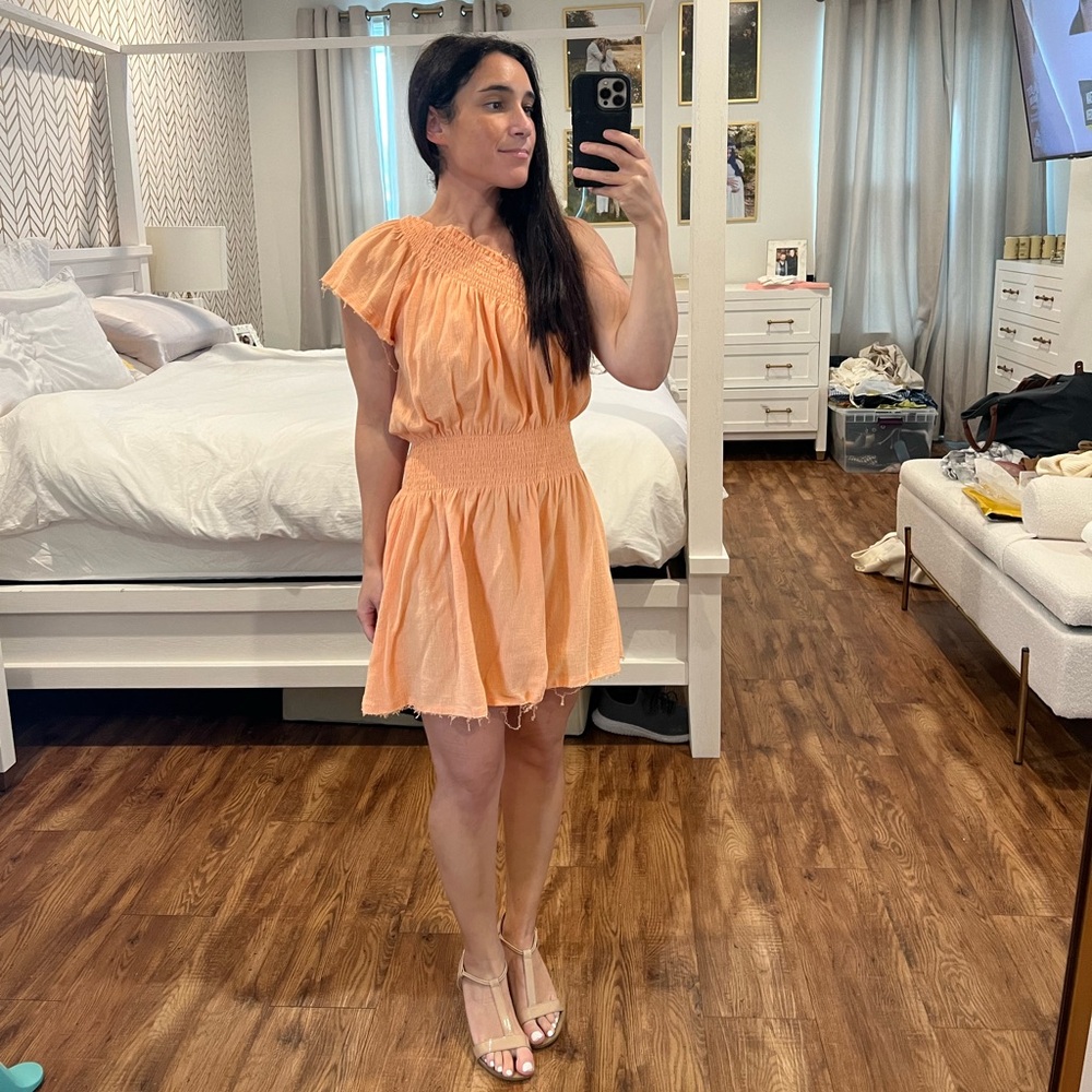 Orange Mini Dress